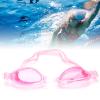 TITA-DONG Swimming Goggles, Waterproof Anti Fog Swimming Glasses with Glasses Case and Waterproof Earplugs, UV Protection Swimming Goggles Rose Red for Adult Men Women Youth view 2