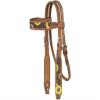 Silver Royal Sunflower Browband Headstall Mini view 1