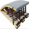 Katzowen Grey Gymnastics Springboard for Adults Gymnast, Vault Hard Wood Spring Floor Sport Equipment, 9 Springs, Load 110kg / 250lbs