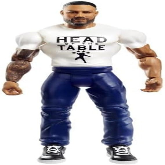 (Chase Variant - White Shirt) Roman Reigns - WWE Series 129 Toy Wrestling Action Figure