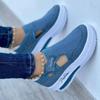 Ladmiple Loafers For Women Dressy White Women's Low Top Sneakers Slip On Canvas Shoes Comfort Platform Walking Shoes Dressy Casual Summer Fashion Non Slip Flats Loafers view 2