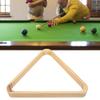 Jopwkuin Billiard Ball Rack, Sturdy Wooden Triangle for Pool Table Snooker and Pool Game Storage (British Style Tripod) view 4
