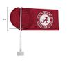 AGAS NCAA Alabama University Crimson Tide Circle Logo Car Windsock Flags - 9.5x18 inch Double-Layered Printed Wrap Knitted Polyester - 19" Windsock Pole Kit for Attaching to Vehicle Window view 2