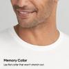 Tommy John Men's Second Skin 2.0 High Stylish V Neck Men's T-Shirt, Stay Tuck Design, Soft Comfortable Fit Premium Undershirt, Moisture Wicking Short Sleeve Mens T-Shirts, White, 4XL view 4