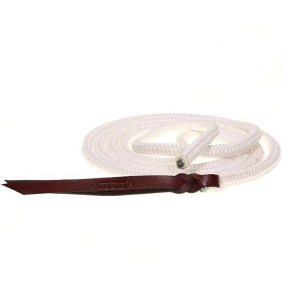 Double Diamond 1/2 Treeline Buck Brannaman Lead | Built by Cowboys, Tested by Broncs | Lead Rope for Horses (10 ft, White)
