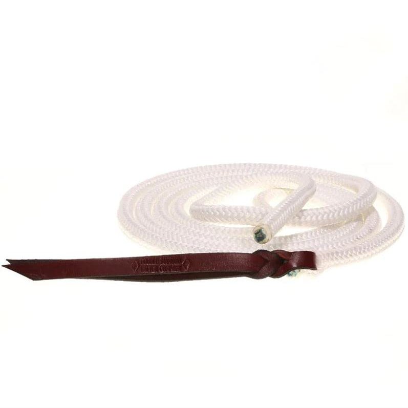 Double Diamond 1/2 Treeline Buck Brannaman Lead | Built by Cowboys, Tested by Broncs | Lead Rope for Horses (10 ft, White)