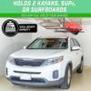 GoSports Kayak Rack for Garage Ceiling Mount - Adjustable Storage Hangers for 2 Kayaks, SUPs, or Surfboards view 2