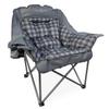 Black Sierra Oversized Camping Chair for Adults  400 lb Heavy Duty Folding Chair with Cup Holders & Carry Bag view 1