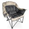 Black Sierra Oversized Camping Chair for Adults  400 lb Heavy Duty Folding Chair with Cup Holders & Carry Bag view 1
