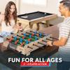 GoSports 32 Inch Tabletop Foosball Game Set - Mini Foosball Table - Oak view 4
