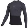 2023 Mystic Womens Lunar 2mm Long Sleeve Neoprene Vest - Dark Grey 230145 L view 1