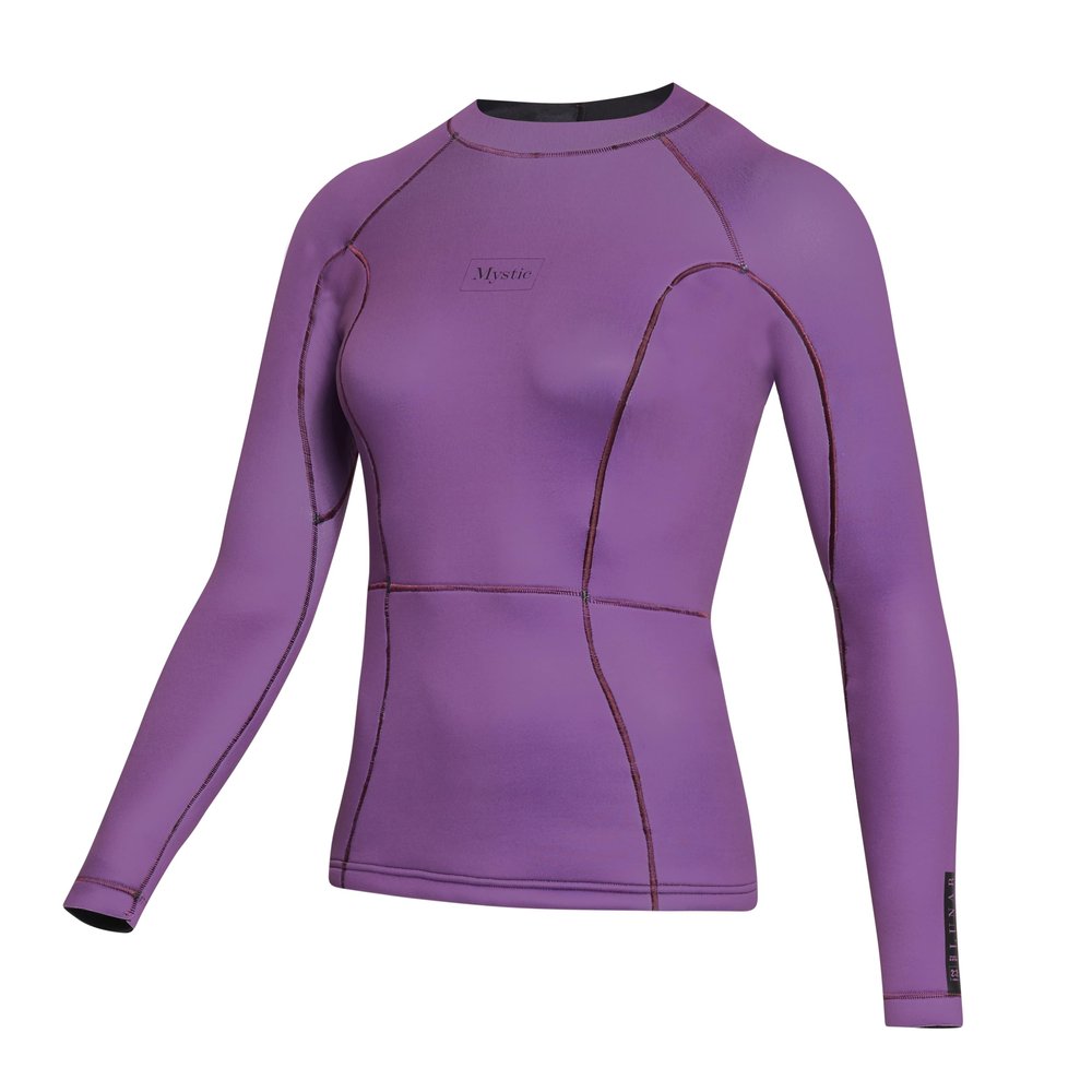 2023 Mystic Womens Lunar Long Sleeve 2mm Wetsuit Vest 35001.230154 - Sunset Purple Size - XS