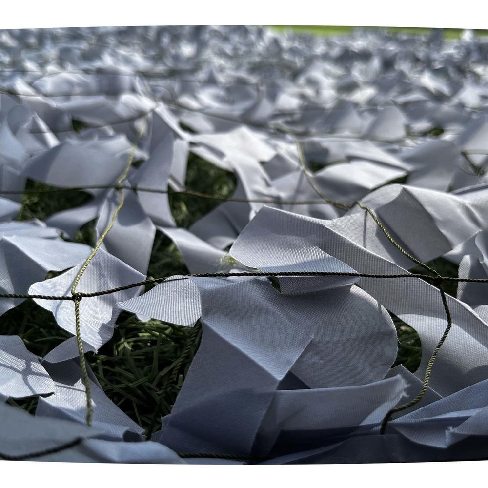 KOOEIN Camouflage Netting Grey,Camo Net,Military Camo Netting for Hunting,Waterproof Oxford Cloth,Outdoor Shade Netting,Lightweight Camouflage Netting,Many Sizes,Grey-1.5x5m(4.9 * 16.4ft)