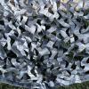 KOOEIN Camouflage Netting Grey,Camo Net,Military Camo Netting for Hunting,Waterproof Oxford Cloth,Outdoor Shade Netting,Lightweight Camouflage Netting,Many Sizes,Grey-1.5x5m(4.9 * 16.4ft) view 3