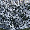 KOOEIN Camouflage Netting Grey,Camo Net,Military Camo Netting for Hunting,Waterproof Oxford Cloth,Outdoor Shade Netting,Lightweight Camouflage Netting,Many Sizes,Grey-2x4m(6.6 * 13ft) view 3