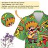 228CLOSET Mexican Guitarist Hawaiian Shirt for Men - Taco Button Down Shirt Men, Mens Hawaiian Shirt Set 11 Size 5XL view 3