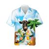 228CLOSET Black Angus Hawaiian Shirt for Men - Cow Lovers Button Down Shirt Men, Mens Hawaiian Shirt Set 16 Size S view 1