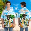 228CLOSET Black Angus Hawaiian Shirt for Men - Cow Lovers Button Down Shirt Men, Mens Hawaiian Shirt Set 16 Size S view 2