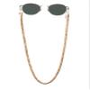 AllenCOCO Glasses Chian, Rose Gold Plated Glowing Eyeglass Chains Sunglass Retainer Strap Eyewear Retainer Eyeglass Strap Holder for Women