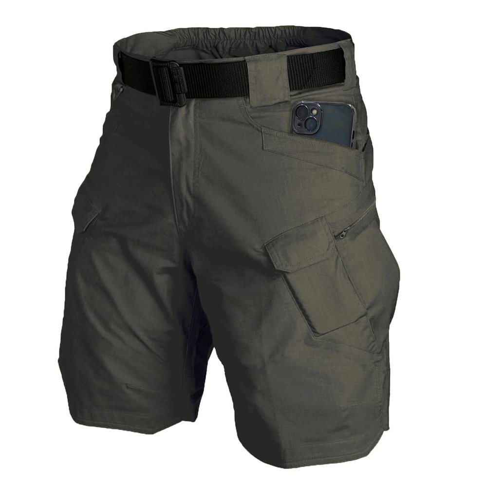 Cargo Utility Work Fishing Shorts Men Cotton Sports Tactical Wear Hiking Hunting Short Zipper Pockets