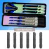 The Lord of the Tools 12PCS Dart Barrels with Dart Rubber O-Rings 14 Grams Replacement Dart Accessories 2BA Internal Thread (6 Black & 6 Silver) view 2