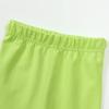 Kids Tales Teen Summer Outfits Set Boys Girls Drop Shoulder Tee Tops Athletic Shorts Round Neck Solid T-shirt+ Biker Shorts view 4