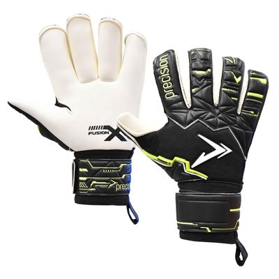 Precision Fusion X Pro Roll Finger Giga Goalkeeper Gloves Size 9.5