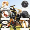 OUSEXI Front Child Bike Seat,Foldable Front Mounted Kids with Backrest and Footrest, Child Bicycle Seat Design for Bicycles Pedal Scooter view 2