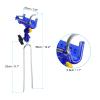 PATIKIL Bank Fishing Rod Holders, Fishing Pole Holder Ground Support Strand Rod Holders 360 Degree Adjustable for Beach, Blue view 2
