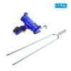 PATIKIL Bank Fishing Rod Holders, Fishing Pole Holder Ground Support Strand Rod Holders 360 Degree Adjustable for Beach, Blue view 3