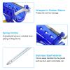 PATIKIL Bank Fishing Rod Holders, Fishing Pole Holder Ground Support Strand Rod Holders 360 Degree Adjustable for Beach, Blue view 4