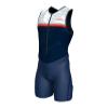 Sparx Men's Premium Triathlon Suit  Padded, Quick-Dry, Compression Fit, Lightweight Tri Suit for Swim, Bike, Run Race & Training (2XL, Navy Dragon)