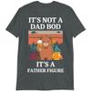 Funny Bear Beer Lovers T-Shirt, It's Not A Dad BOD It's Father Figure Shirt, Father's Day T Shirt Dark Heather view 1