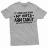 Men's Funny Husband Tee Wife's Army Candy T-Shirt Husband Shirts for Him Dad (Large Black) view 4