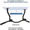 JYDQM Pull Up Bar Home Gym Strength Training Pull Up Bar,Chin Up Bar Home Exercises,Indoor Fitness Strength Training Bars,Ceiling Wall-Mounted (Color : B) view 4