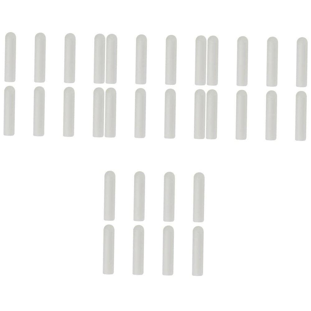 INOOMP 32pcs Plastic Tips for Sneakers and Casual Shoes Dark Design Easy to Install Ends for Secure Tying for Everyday Use