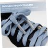 INOOMP 32pcs Plastic Tips for Sneakers and Casual Shoes Dark Design Easy to Install Ends for Secure Tying for Everyday Use view 4