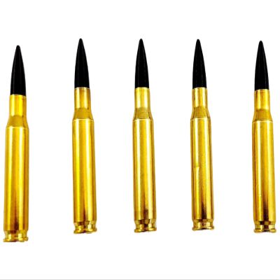 308 Winchester Snap caps - Dummy Training Rounds - Set of 5 (Black & Brass)