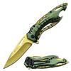 Blue Steel Personalized Laser Engrave Pocket Knife, Fathers Day, Groomsmen Gift, Graduation Gifts, Gifts for Men Free Engraving 4.5" CLOSED (MT-A705GGN) view 1