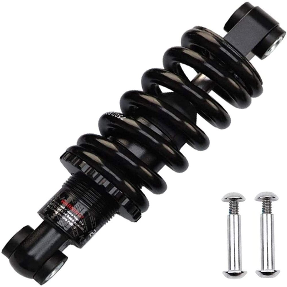 ZECHAO 125/150/165/190mm Bike Rear Suspension Shock Absorber,1000 Lbs Spring Bike Damper Suspension with Bushing and Screw Rear Shocks (Color : 125mm/4.9in, Size : 1000 Lbs)