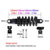 ZECHAO 125/150/165/190mm Bike Rear Suspension Shock Absorber,1000 Lbs Spring Bike Damper Suspension with Bushing and Screw Rear Shocks (Color : 125mm/4.9in, Size : 1000 Lbs) view 2