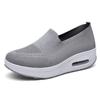 2023 New Air Cushion Orthopedic Shoes,Mesh up Stretch Platform Casual Walking Shoes,Women's Orthopedic Sneakers,Orthopedic Stretch Shoes for Women Arch Support (Gray, 940) view 1