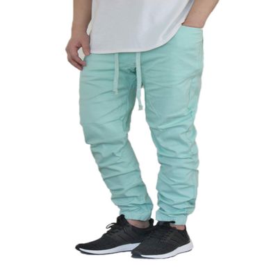 AIRNINE Men's Premium Twill Drop Crotch Jogger Pants S-5XL (Mint, 5X-Large)