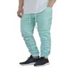 AIRNINE Men's Premium Twill Drop Crotch Jogger Pants S-5XL (Mint, 5X-Large) view 1