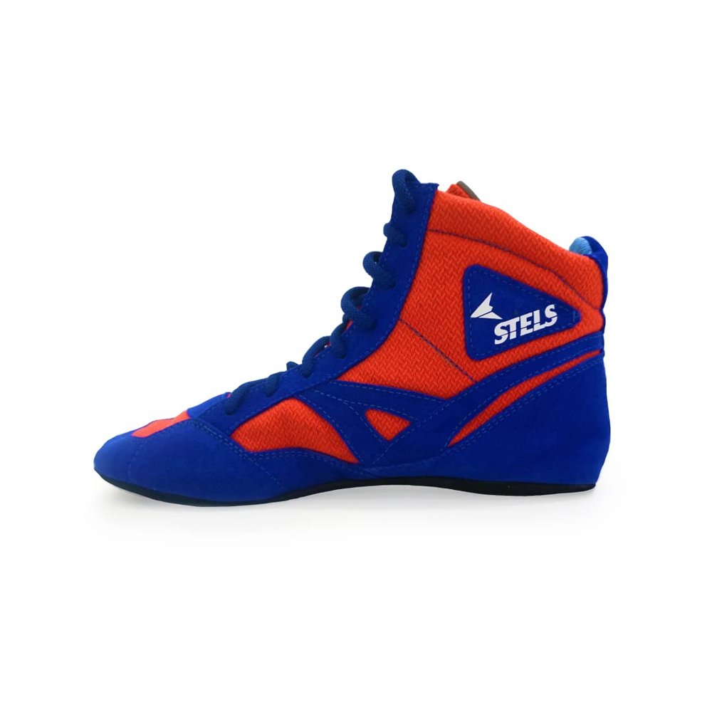 STELS Professional Sambo Shoes - Durable Breathable Suede Material for Competitive Excellence, 38 (UE) - 7 (US) Multicolor