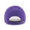 47 New York Yankees Mens Womens Clean Up Adjustable Strapback Purple Hat with White Logo view 2