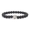 Bracelet Tiger Eye Black Onyx Matt Agates Stone Beads Bracelets On Hand Fashion Accessories Bangles Jewelry Gift,Matt Agate,17cm-6.7inch view 1