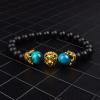 Bracelet Tiger Eye Black Onyx Matt Agates Stone Beads Bracelets On Hand Fashion Accessories Bangles Jewelry Gift,Matt Agate,17cm-6.7inch view 2