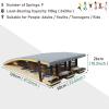 LXLZYXSF Vault High Jump Springboard Curved Ramp Design, Heavy Duty Elastic Board for Gymnastics Beam Bar, Backflip Training Sport Equipment, Adults Youths view 2