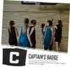 BESPORTBLE 3pcs Captain Armband Arm Sleeves Football Elastic Bracelets Adjustable Bracelets Soccer Accessories C Mark Captain Band Captain Sleeve Soccer Elastic Leader Armband Sports Supplies view 3